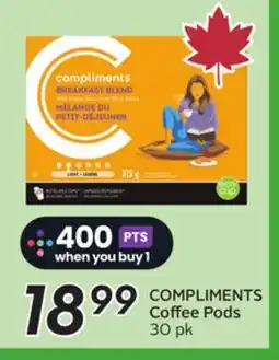 Sobeys COMPLIMENTS Coffee Pods offer