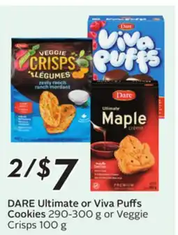 Sobeys DARE Ultimate or Viva Puffs Cookies offer