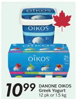 Sobeys DANONE OIKOS Greek Yogurt offer