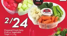 Sobeys Prepared Fresh Daily Fruit or Vegetable Trays offer
