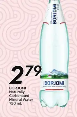 Sobeys BORJOMI Naturally Carbonated Mineral Water offer