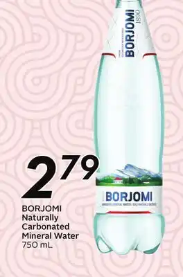 Sobeys BORJOMI Naturally Carbonated Mineral Water offer