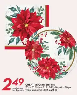 Sobeys CREATIVE CONVERTING 7 or 9 Plates offer