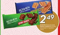 Sobeys ROSHEN Extra Crunch Wafers Sandwich offer