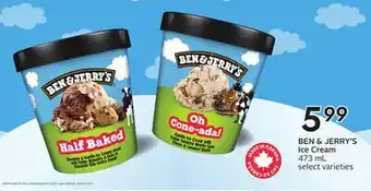 Sobeys BEN & JERRY'S Ice Cream offer