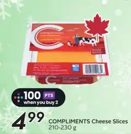 Sobeys COMPLIMENTS Cheese Slices offer
