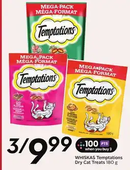Sobeys WHISKAS Temptations Dry Cat Treats offer