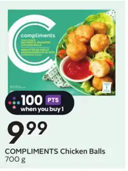 Sobeys COMPLIMENTS Chicken Balls offer