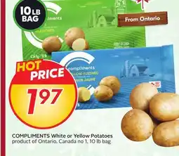 Sobeys COMPLIMENTS White or Yellow Potatoes offer