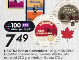 Sobeys L'EXTRA Brie or Camembert offer