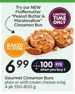Sobeys Gourmet Cinnamon Buns offer
