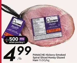 Sobeys PANACHE Hickory-Smoked Spiral Sliced Honey Glazed Ham offer