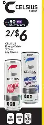 Sobeys CELSIUS Energy Drink offer