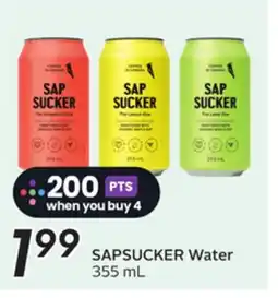 Sobeys SAPSUCKER Water offer