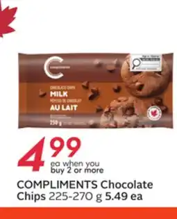 Sobeys COMPLIMENTS Chocolate Chips offer