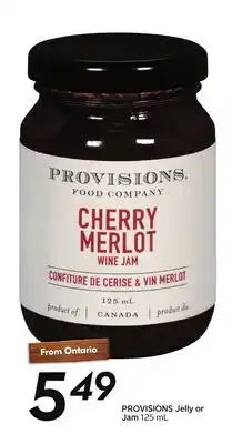 Sobeys PROVISIONS Jelly or 49 Jam offer