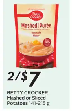 Sobeys BETTY CROCKER Mashed or Sliced Potatoes offer