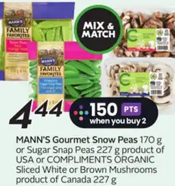 Sobeys MANN'S Gourmet Snow Peas offer
