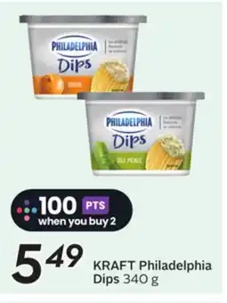 Sobeys KRAFT Philadelphia Dips offer