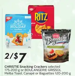 Sobeys CHRISTIE Snacking Crackers offer