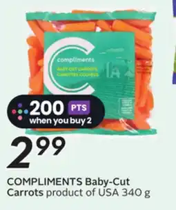 Sobeys Compliments Baby-Cut Carrots offer