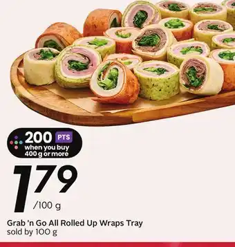 Sobeys Grab'n Go All Rolled Up Wraps offer
