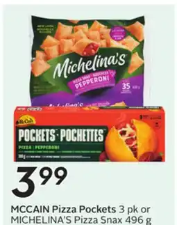 Sobeys MCCAIN Pizza Pockets offer