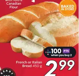 Sobeys French or Italian Bread offer