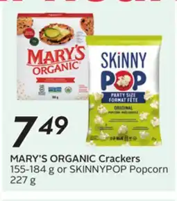 Sobeys MARY'S ORGANIC Crackers offer