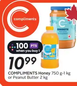 Sobeys COMPLIMENTS Honey offer