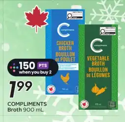 Sobeys COMPLIMENTS Broth offer