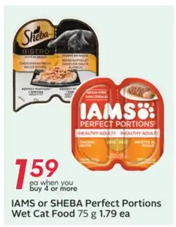 Sobeys IAMS or SHEBA Perfect Portions Wet Cat Food offer