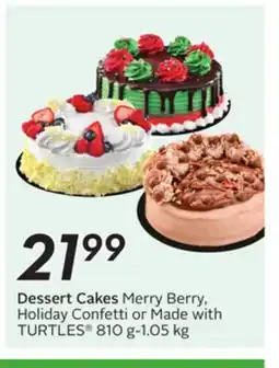Sobeys Dessert Cakes offer