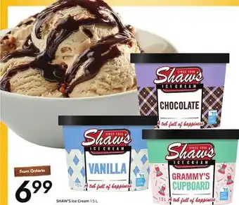 Sobeys SHAW'S Ice Cream offer