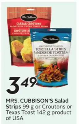 Sobeys MRS. CUBBISON'S Salad Strips offer