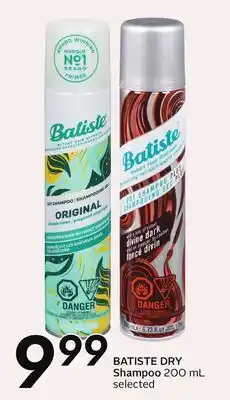 Sobeys BATISTE DRY Shampoo offer