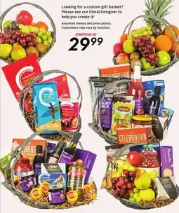 Sobeys gift basket offer