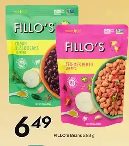 Sobeys FILLO'S Beans offer