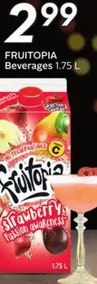 Sobeys FRUITOPIA Beverages offer