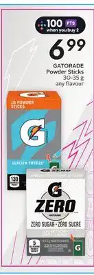 Sobeys GATORADE Powder Sticks offer