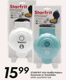 Sobeys STARFRIT Mini Waffle Makers offer