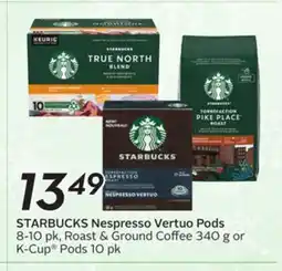 Sobeys STARBUCKS Nespresso Vertuo Pods offer
