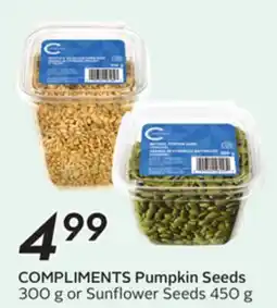 Sobeys COMPLIMENTS Pumpkin Seeds offer