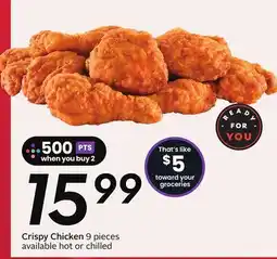 Sobeys Crispy Chicken 9 pieces offer