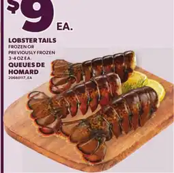 Independent Grocer LOBSTER TAILS, 3-4 OZ EA offer