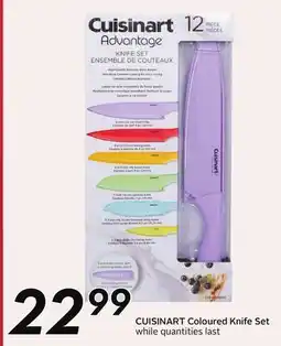Sobeys CUISINART Coloured Knife Set offer
