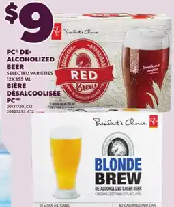Independent Grocer PC DE- ALCOHOLIZED BEER, 12X355 ML offer