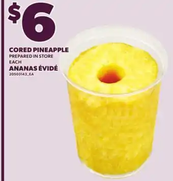 Independent Grocer CORED PINEAPPLE, EACH offer