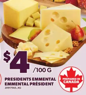 Independent Grocer PRESIDENTS EMMENTAL offer