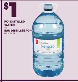 Independent Grocer PC DISTILLED WATER, 4 L offer